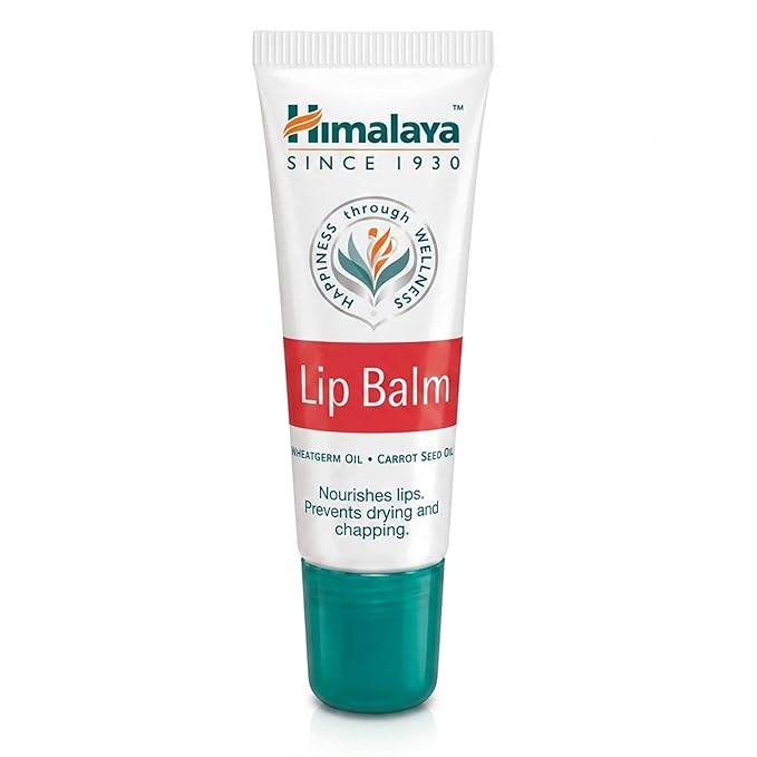 Himalaya Lip Balm 10gm| Soft| Naturally Pink Lips| Made with 100% Herbal Actives