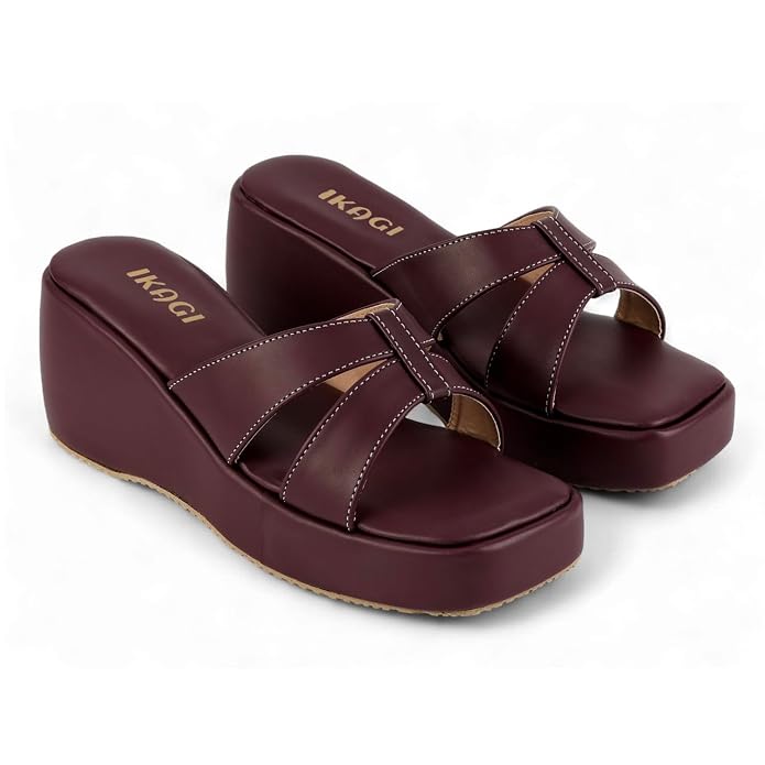 IKAGI Women’s Wedge Heel Sandals | Comfortable Fashion Platform Wedges
