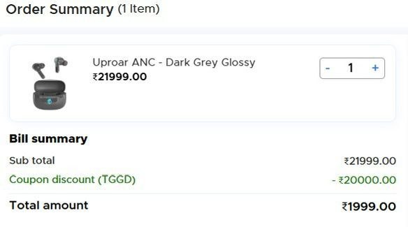 Loot : Skullcandy Uproar ANC Premium Earbuds at Just ₹1,999